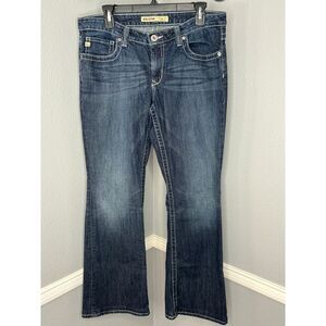 BIG STAR CASEY K CLASSIC WESTERN COWGIRL BOHO MID- RISE BOOTCUT JEANS SIZE 31R